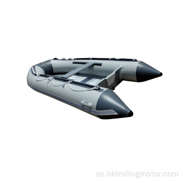 Fiskande luftbåt PVC 9ft rib fällbar uppblåsbar båt